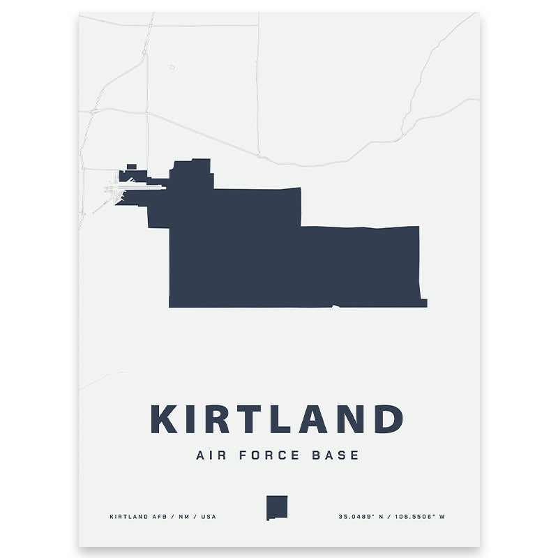 Kirtland Map Print