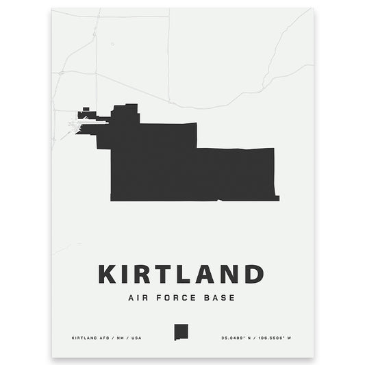 Kirtland Map Print