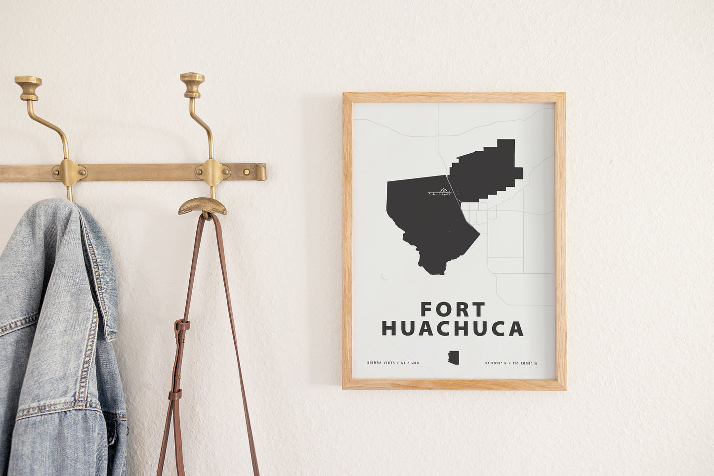 Fort Huachuca Map Print