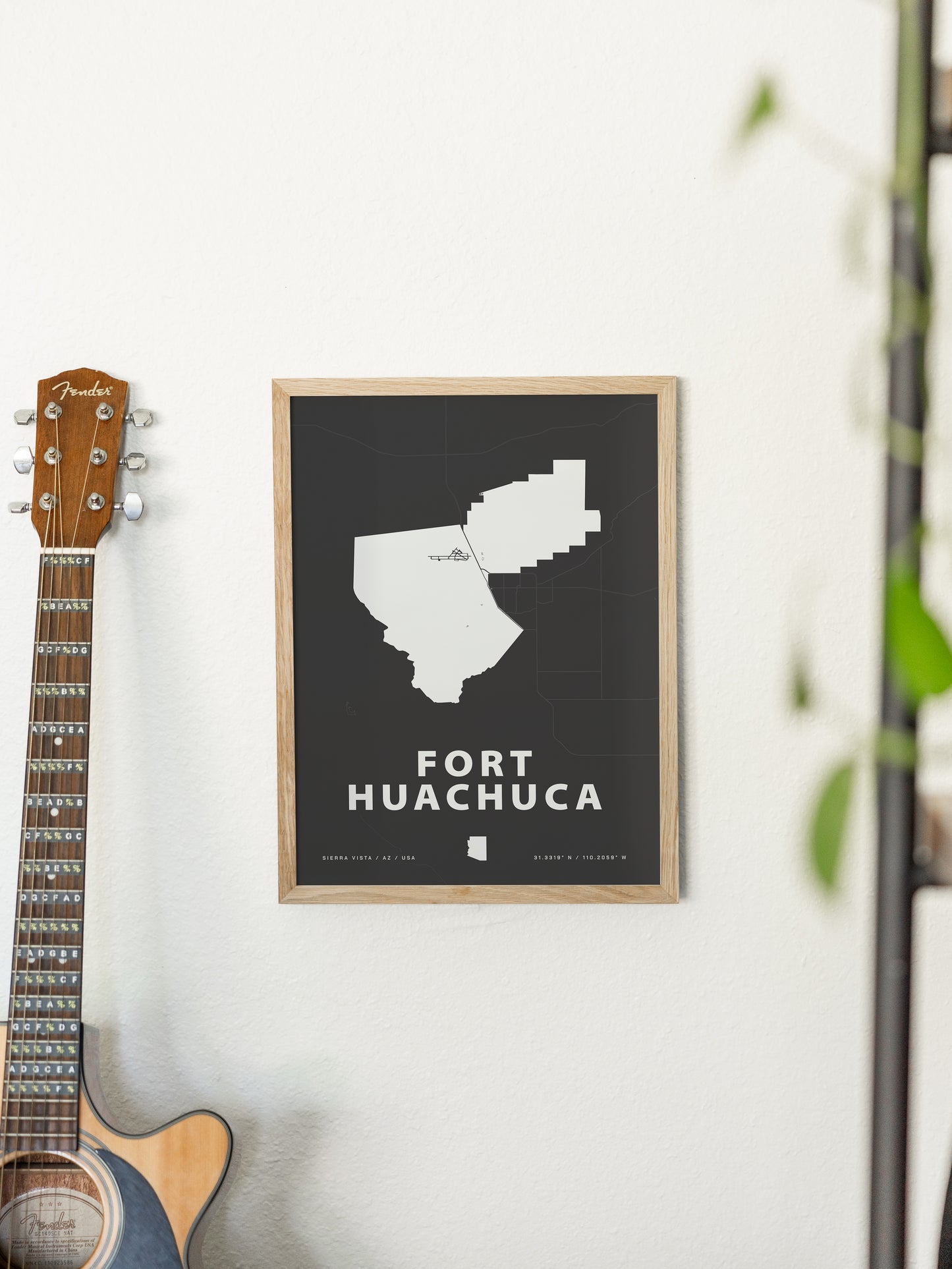 Fort Huachuca Map Print