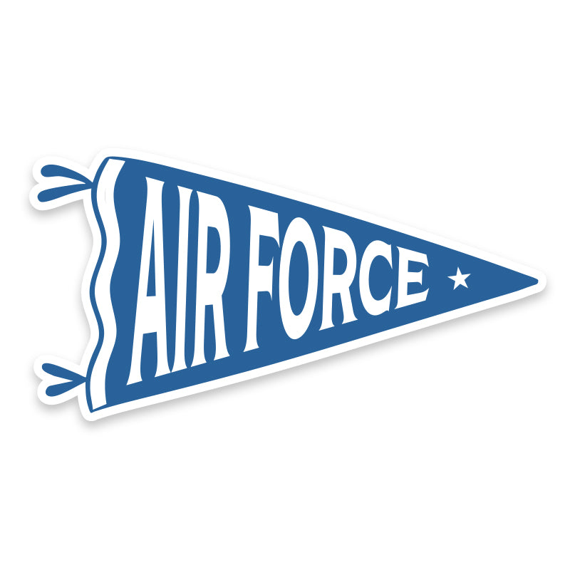 Air Force Pennant Vinyl Sticker