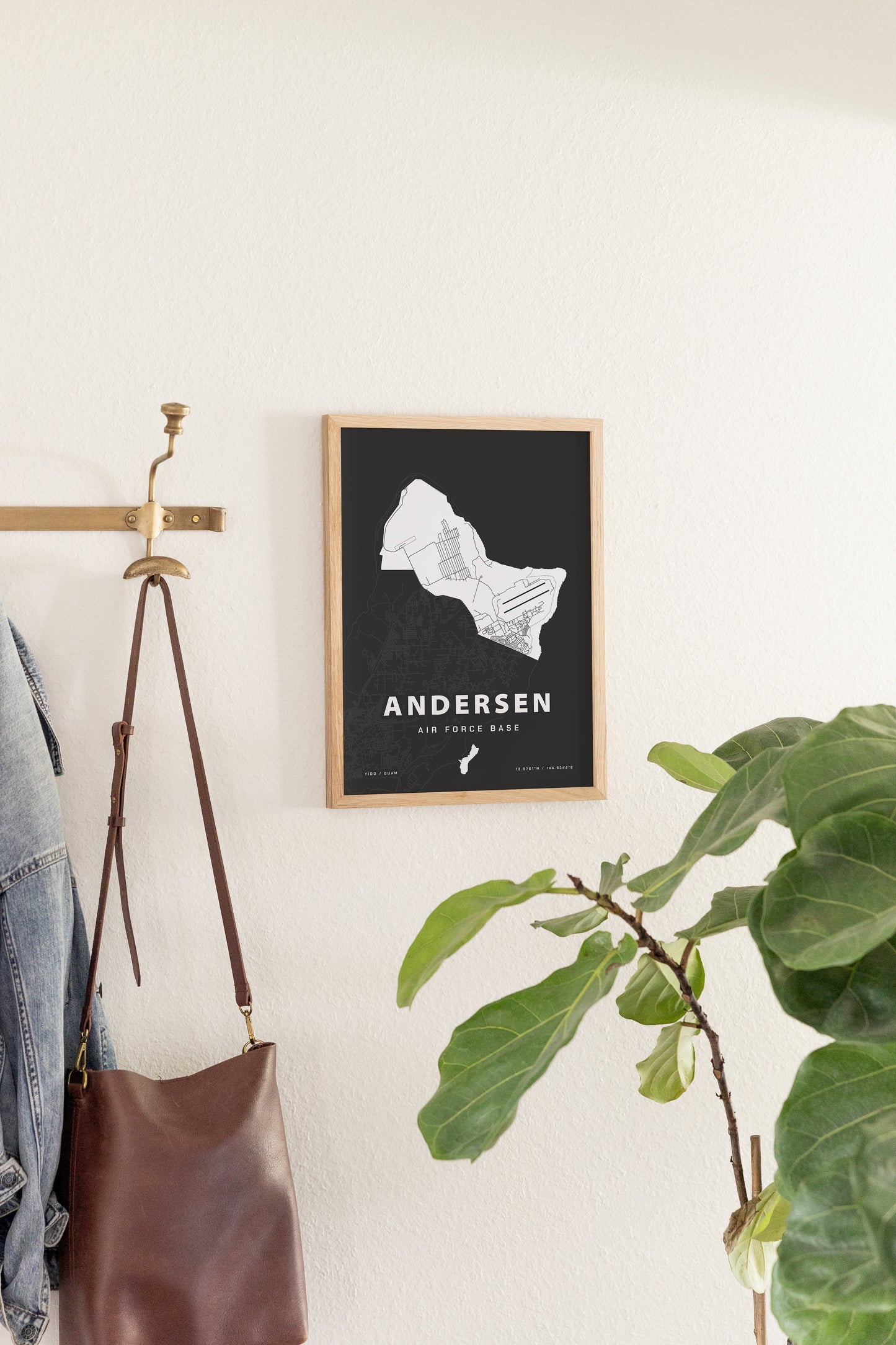 Andersen Air Force Base Map Print