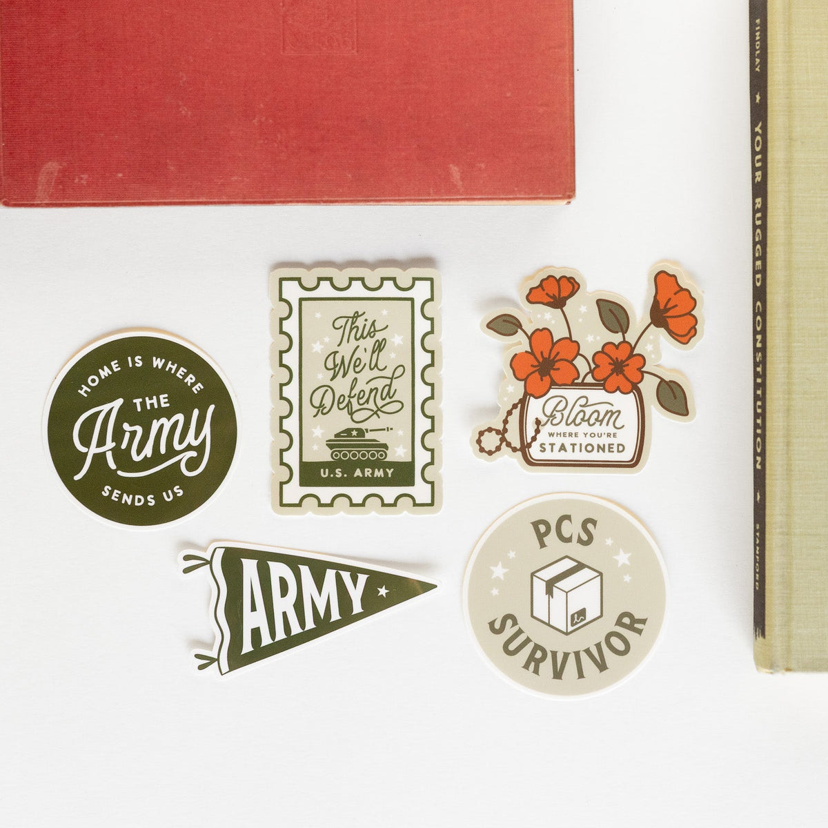 Army Pennant Vinyl Sticker