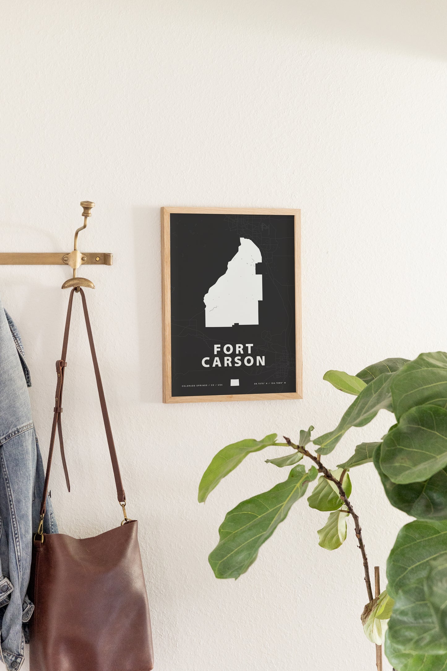 Fort Carson Map Print