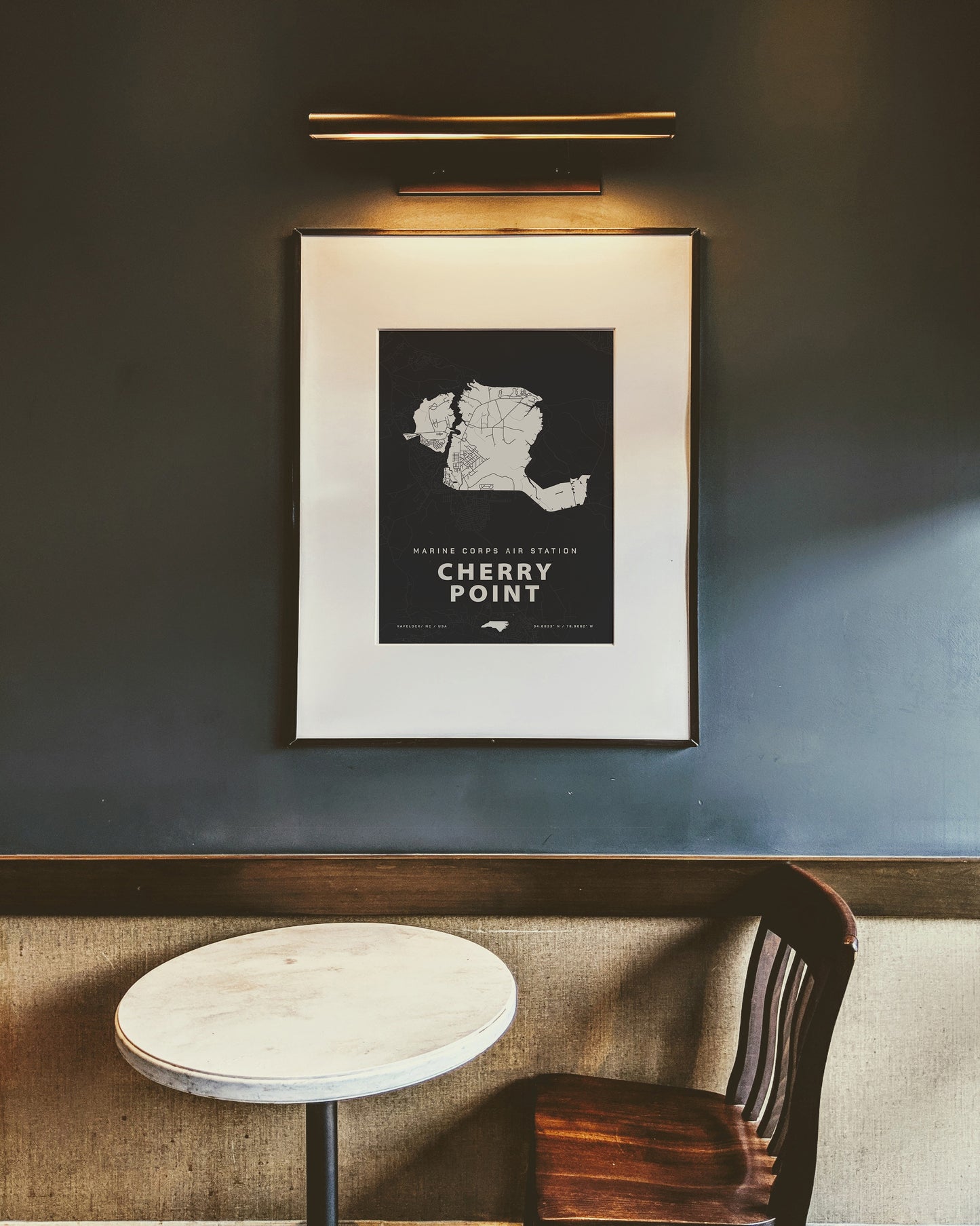 MCAS Cherry Point Map Print