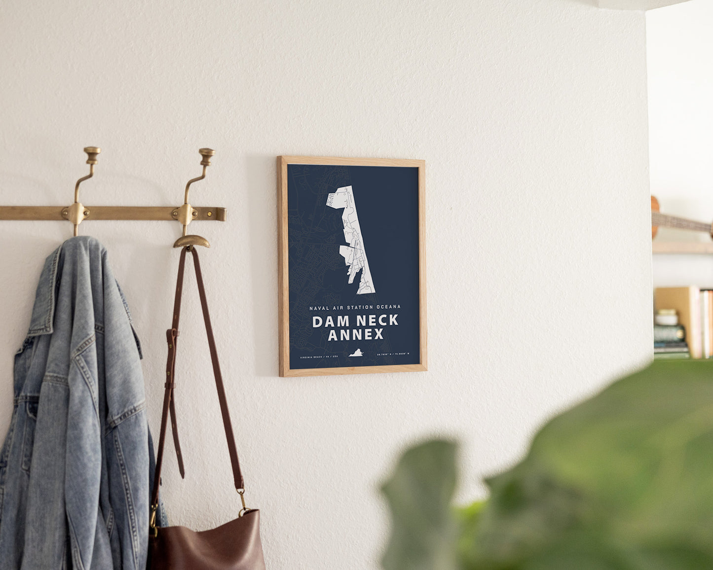 NAS Oceana Dam Neck Annex Map Print