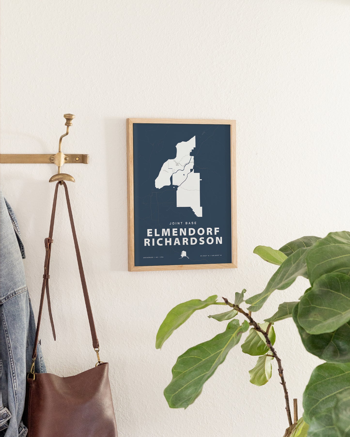 Joint Base Elmendorf Richardson Map Print