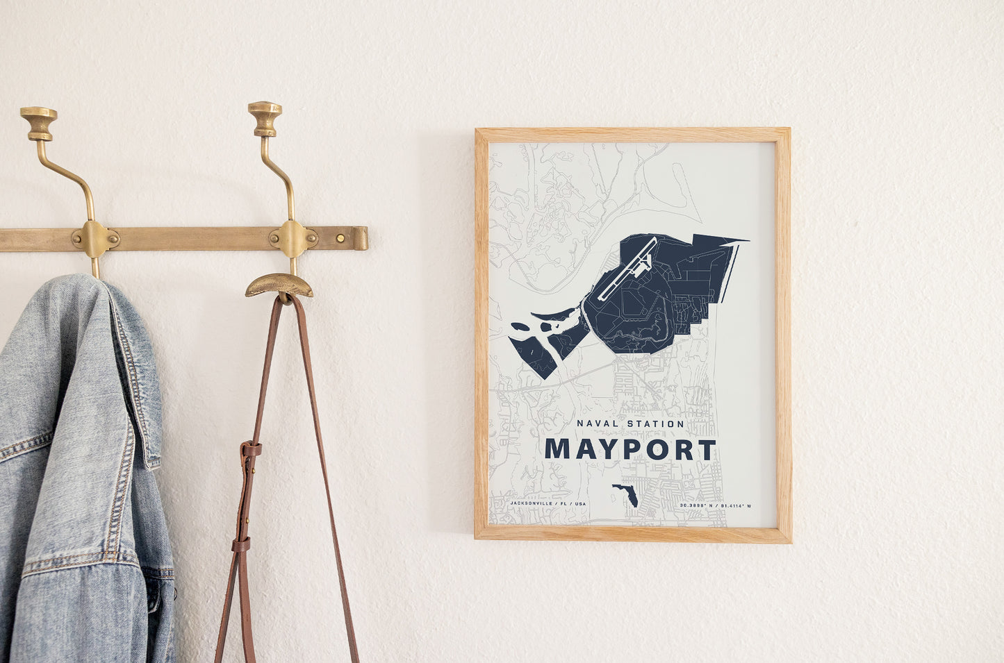 Naval Station Mayport Map Print