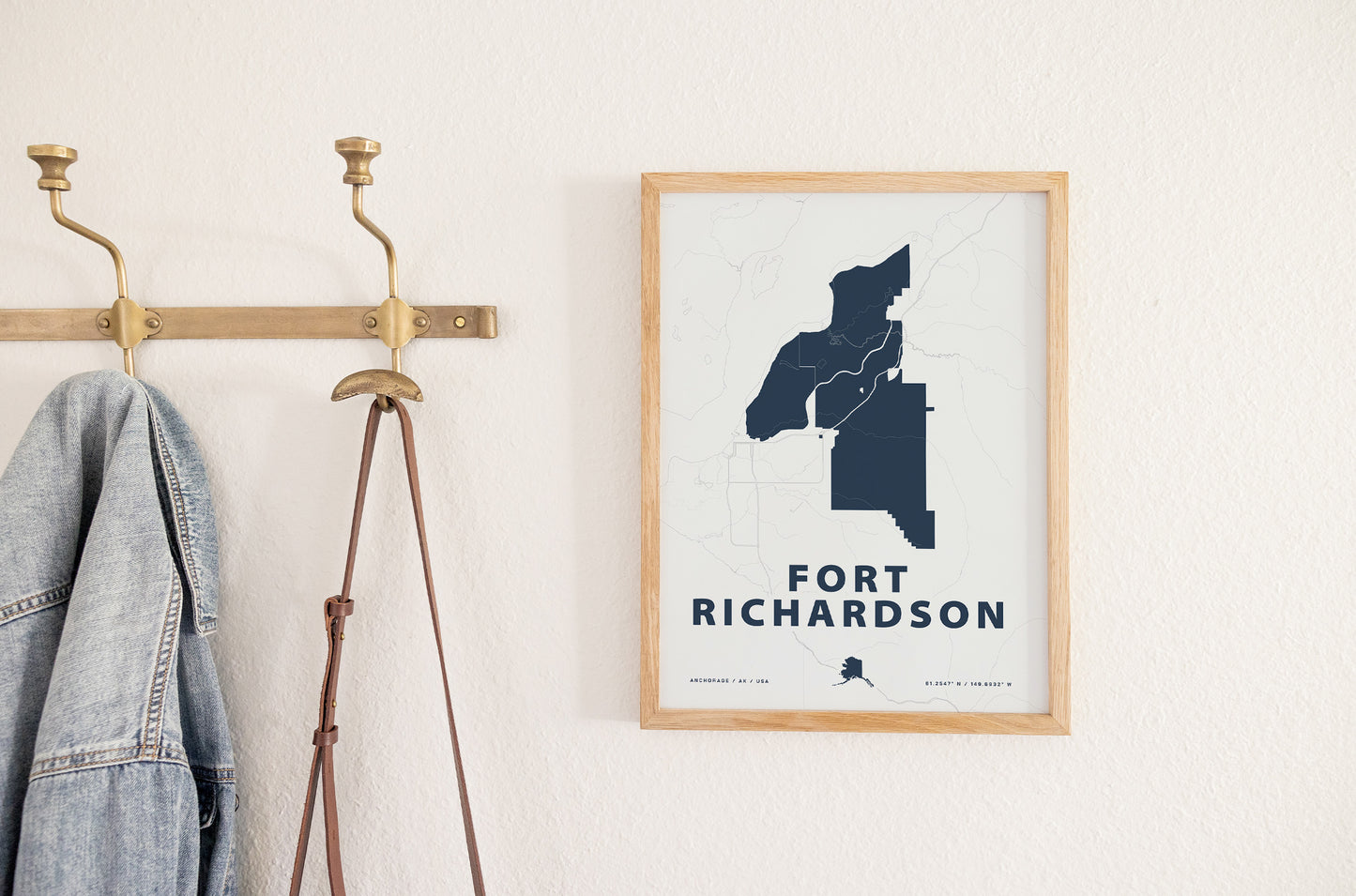 Fort Richardson Map Print