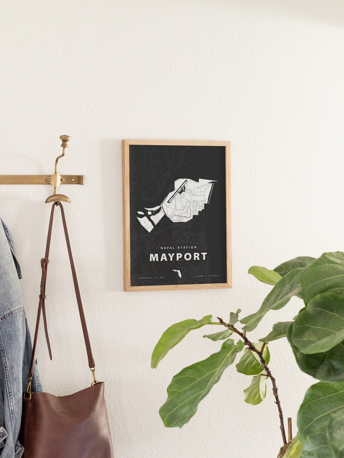 Naval Station Mayport Map Print
