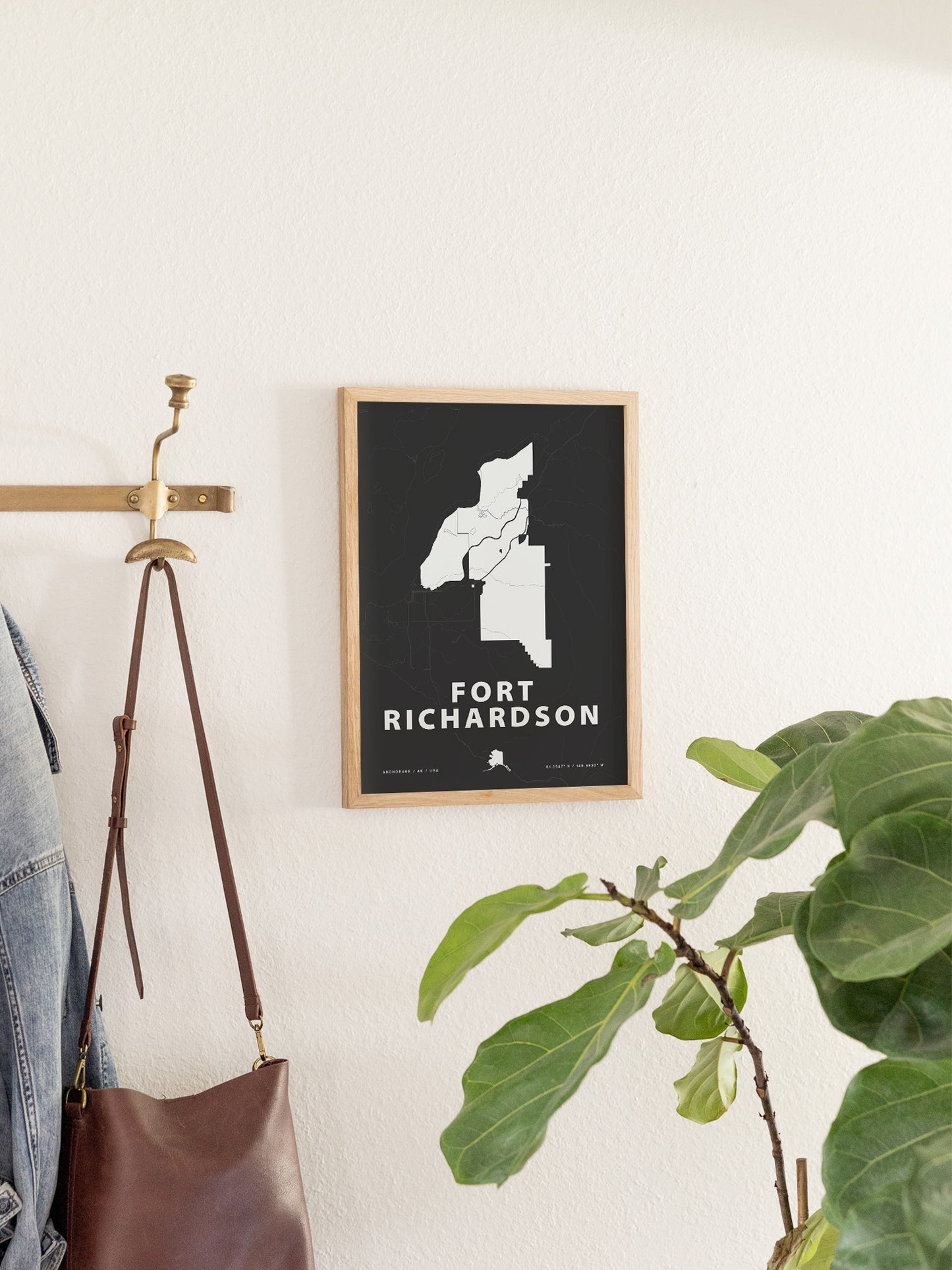 Fort Richardson Map Print