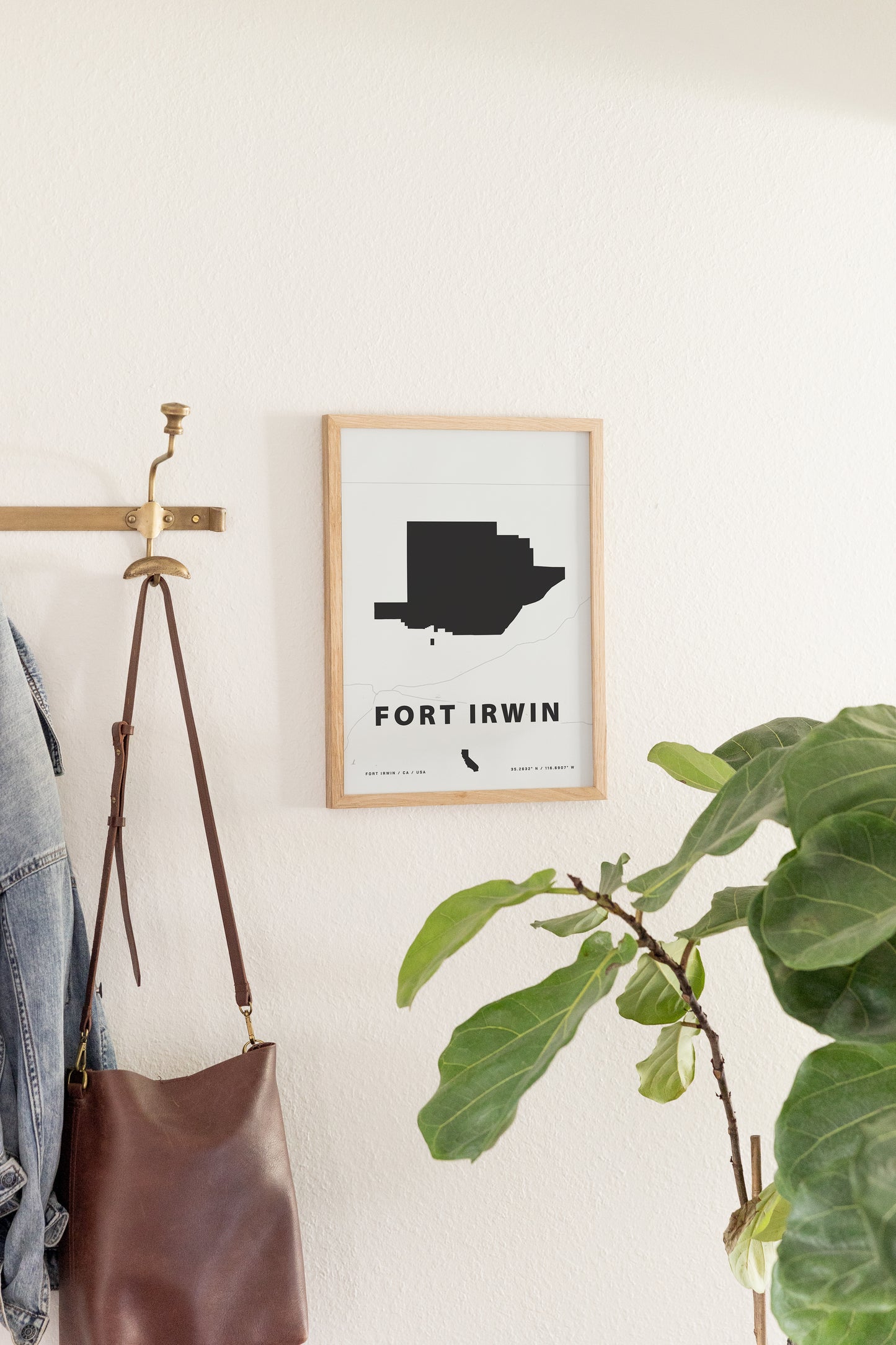 Fort Irwin Map Print