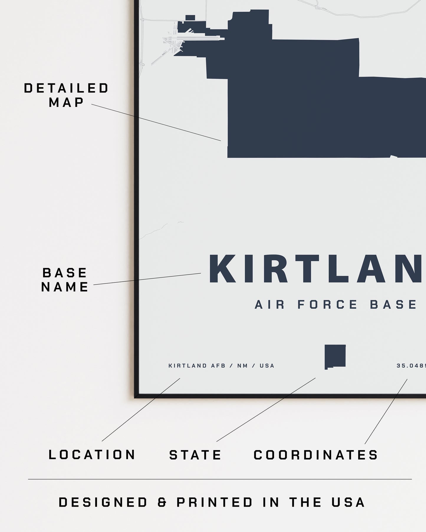Kirtland Map Print