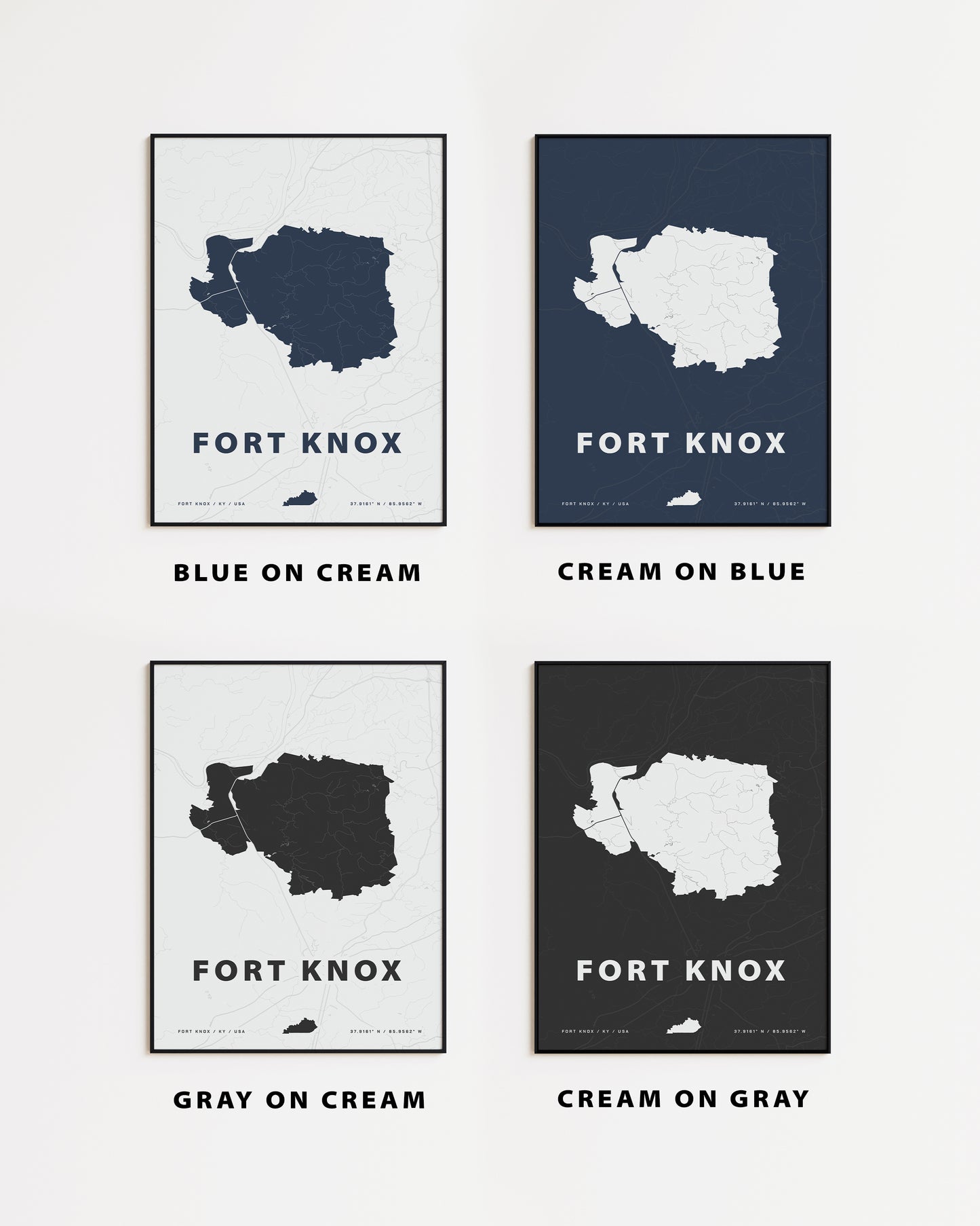Fort Knox Map Print