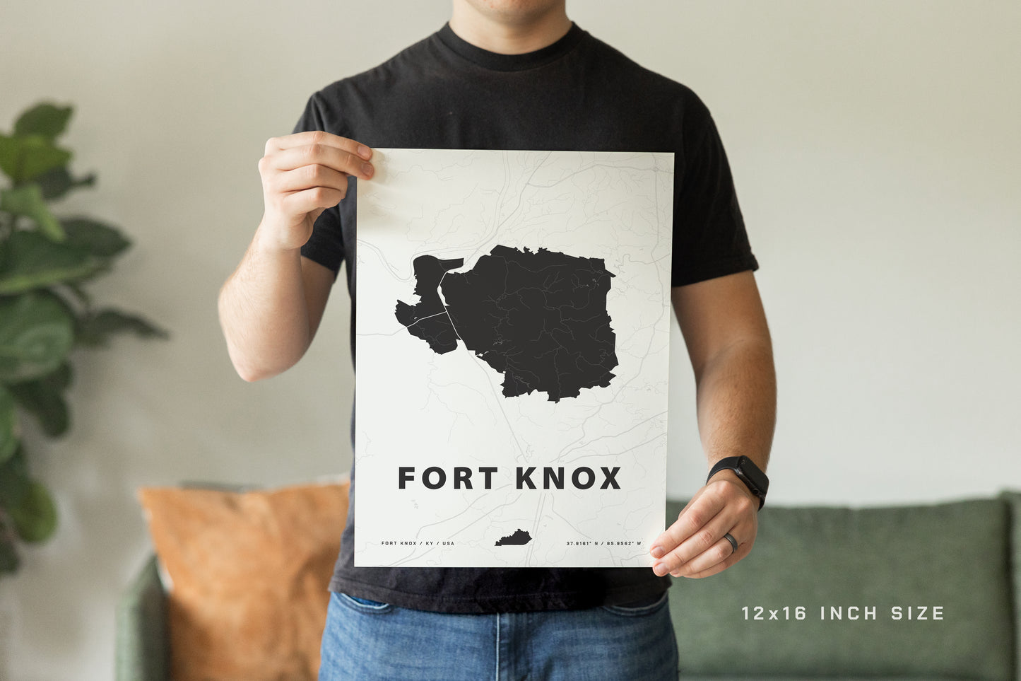 Fort Knox Map Print