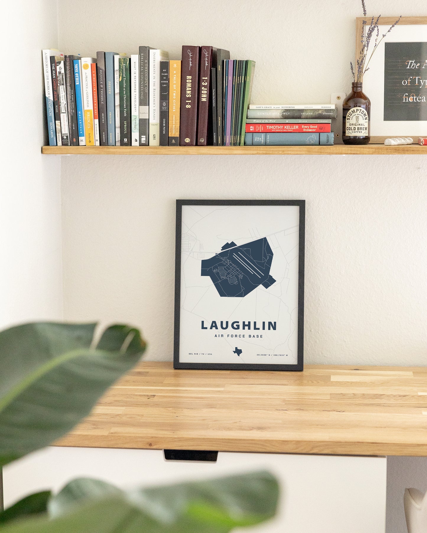 Laughlin Air Force Base Map Print