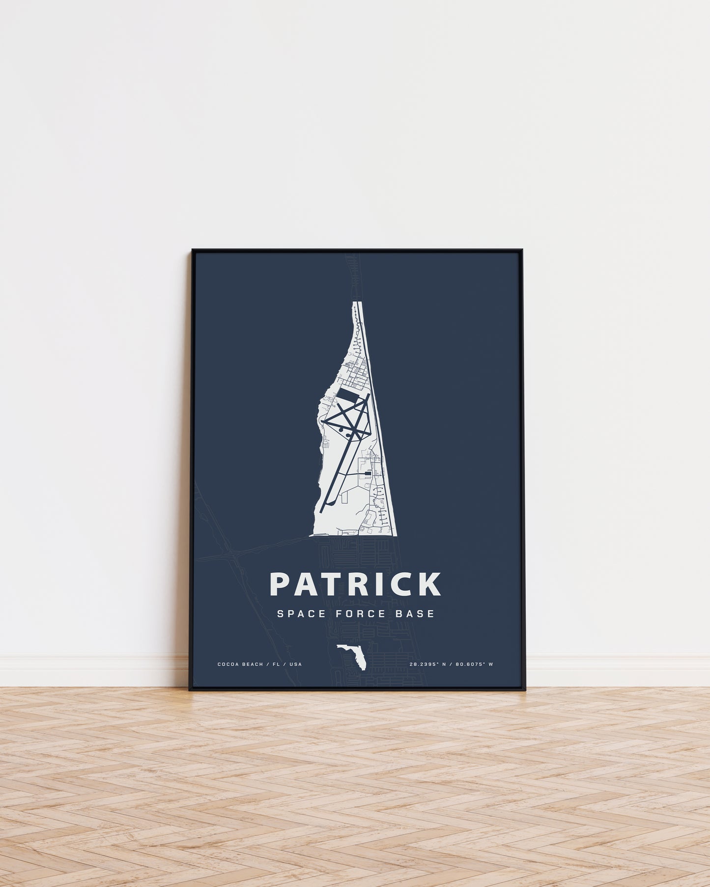 Patrick Space Force Base Map Print