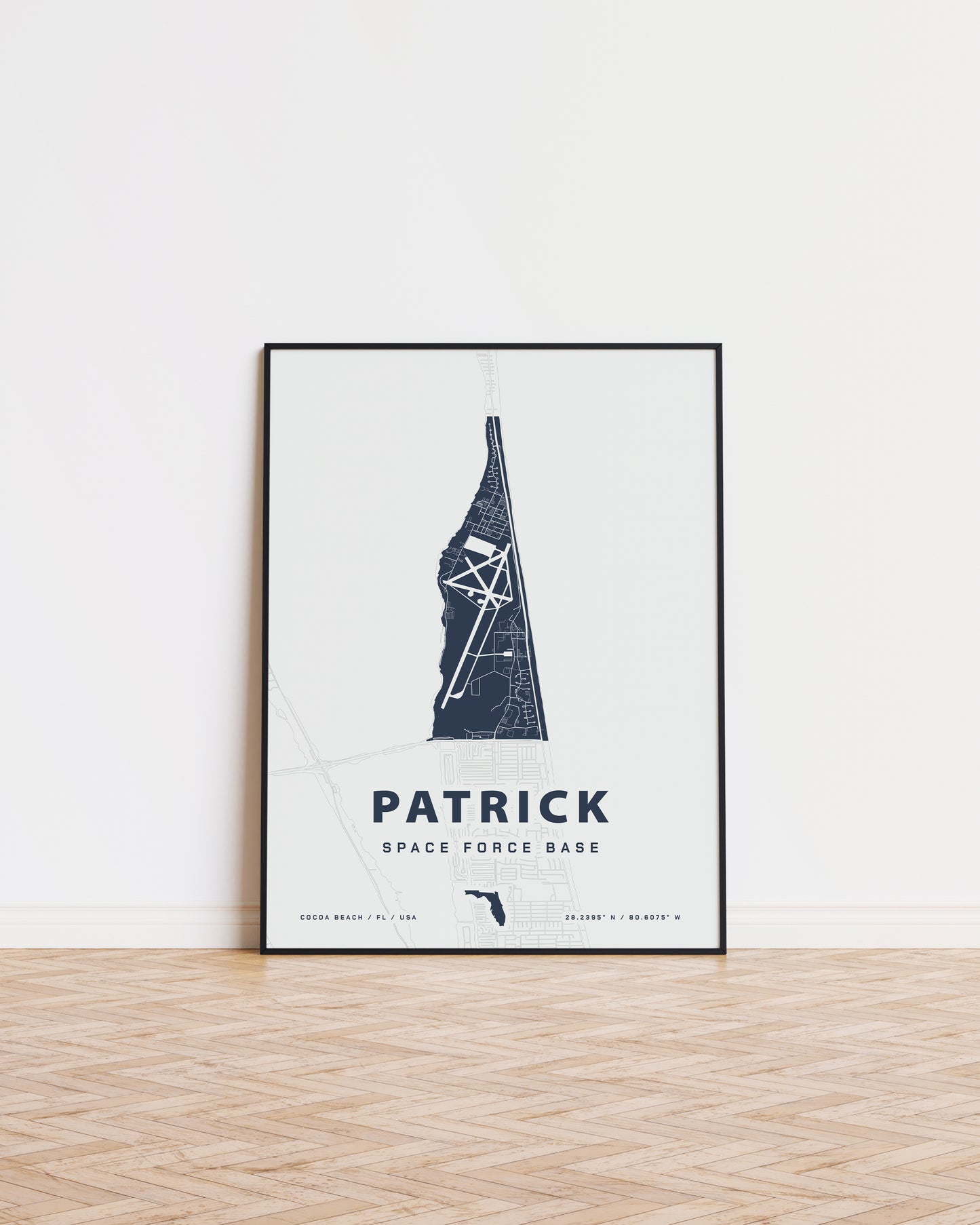 Patrick Space Force Base Map Print