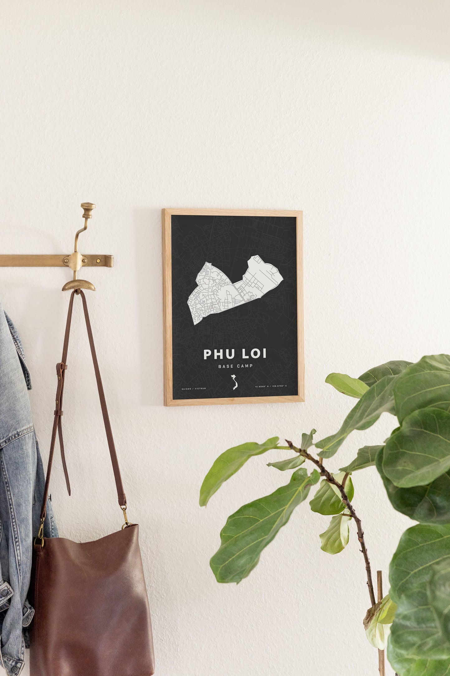 Phu Loi Base Camp Map Print