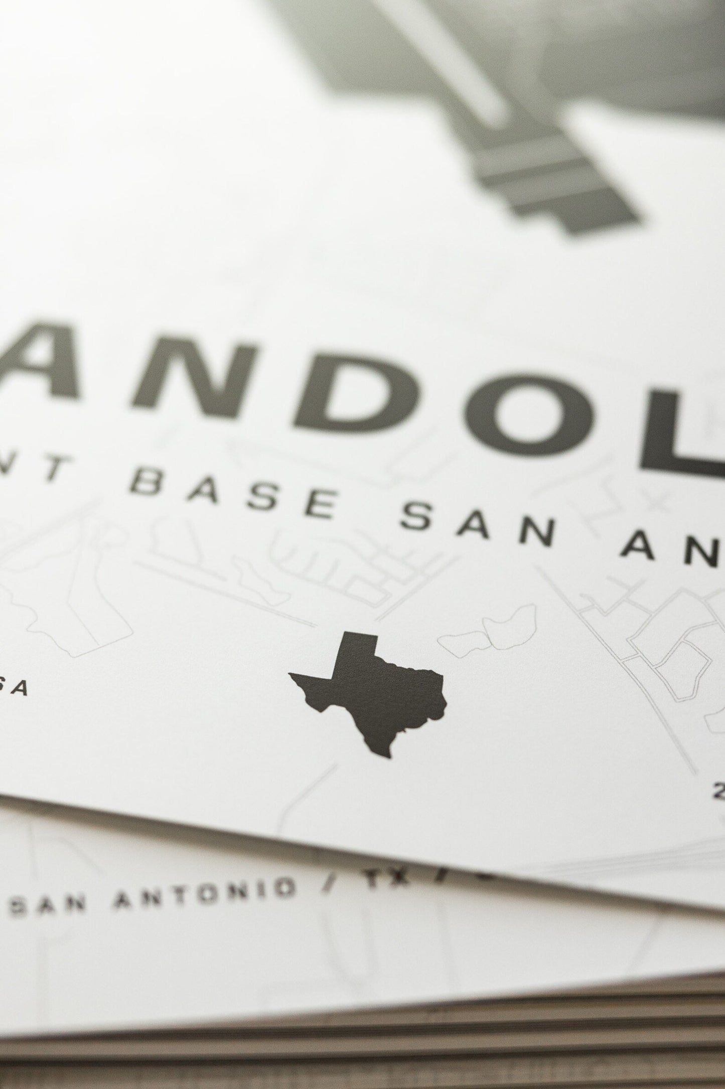 Randolph Joint Base Map Print