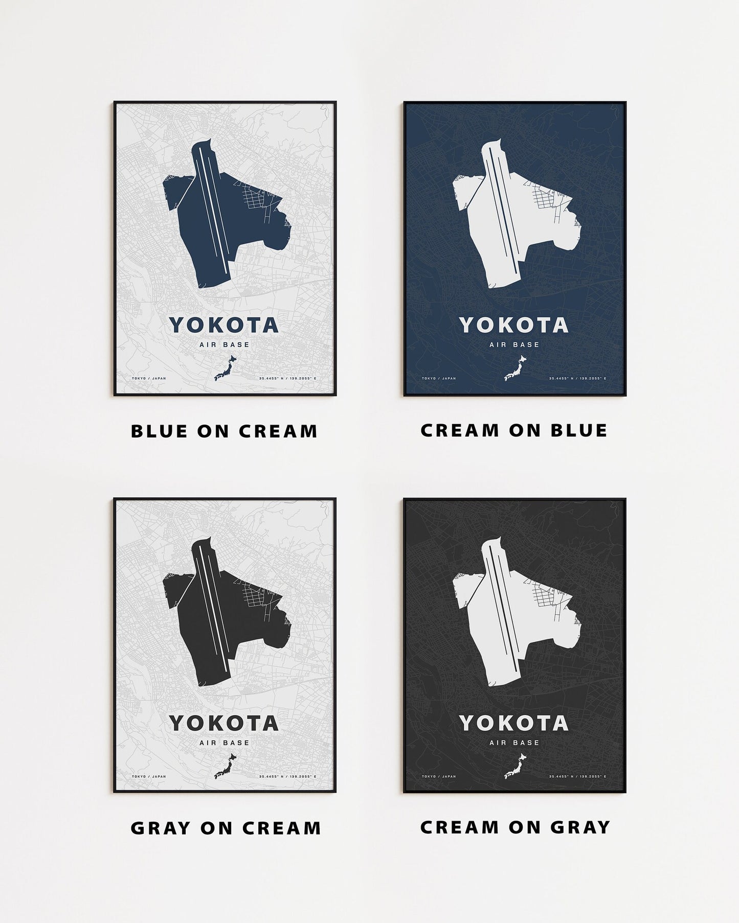 Yokota Air Base Map Print