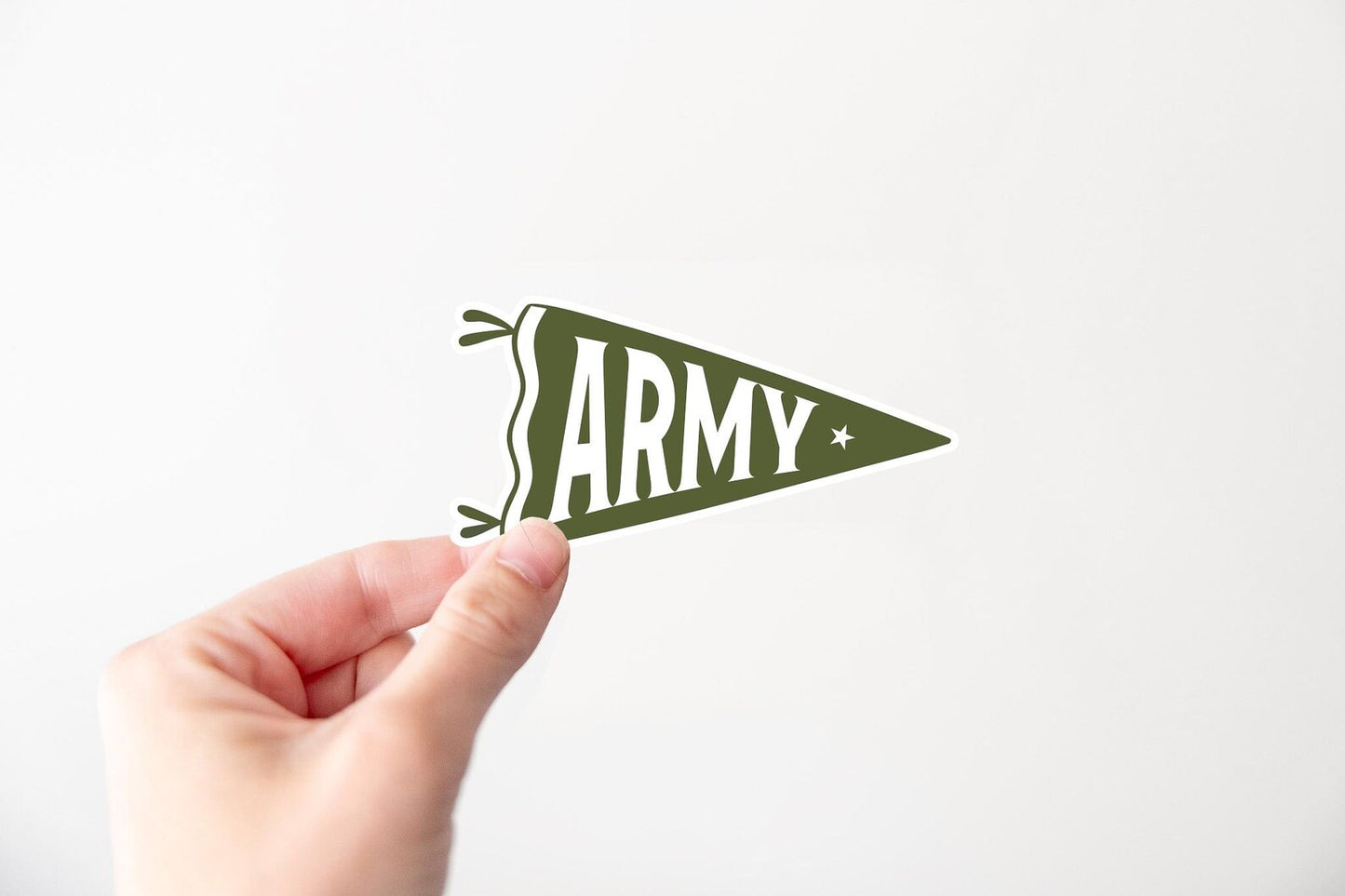 Army Pennant Vinyl Sticker