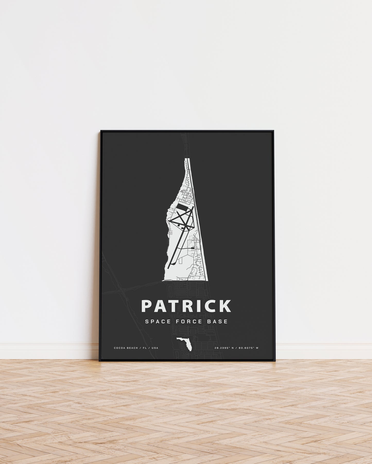 Patrick Space Force Base Map Print