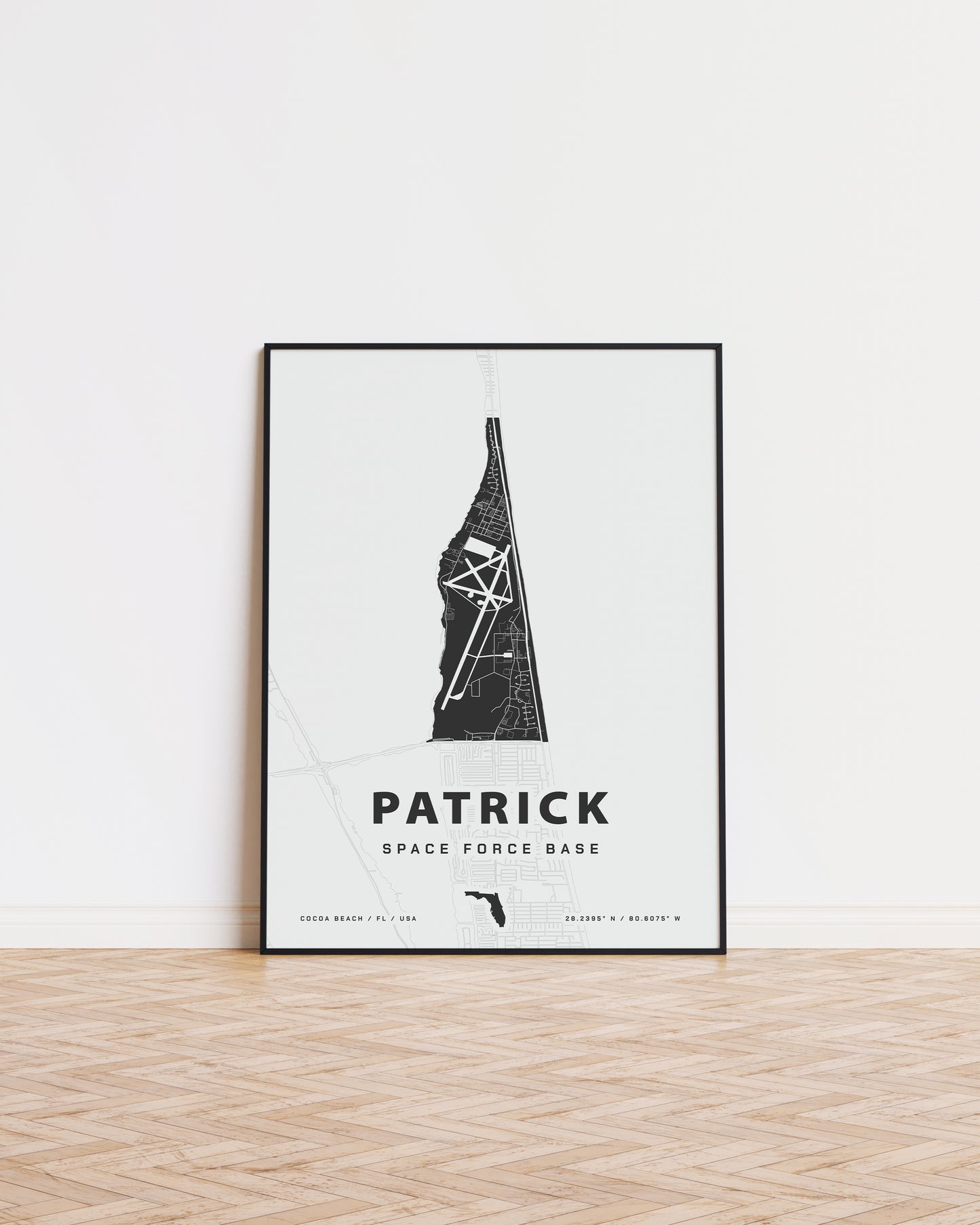 Patrick Space Force Base Map Print