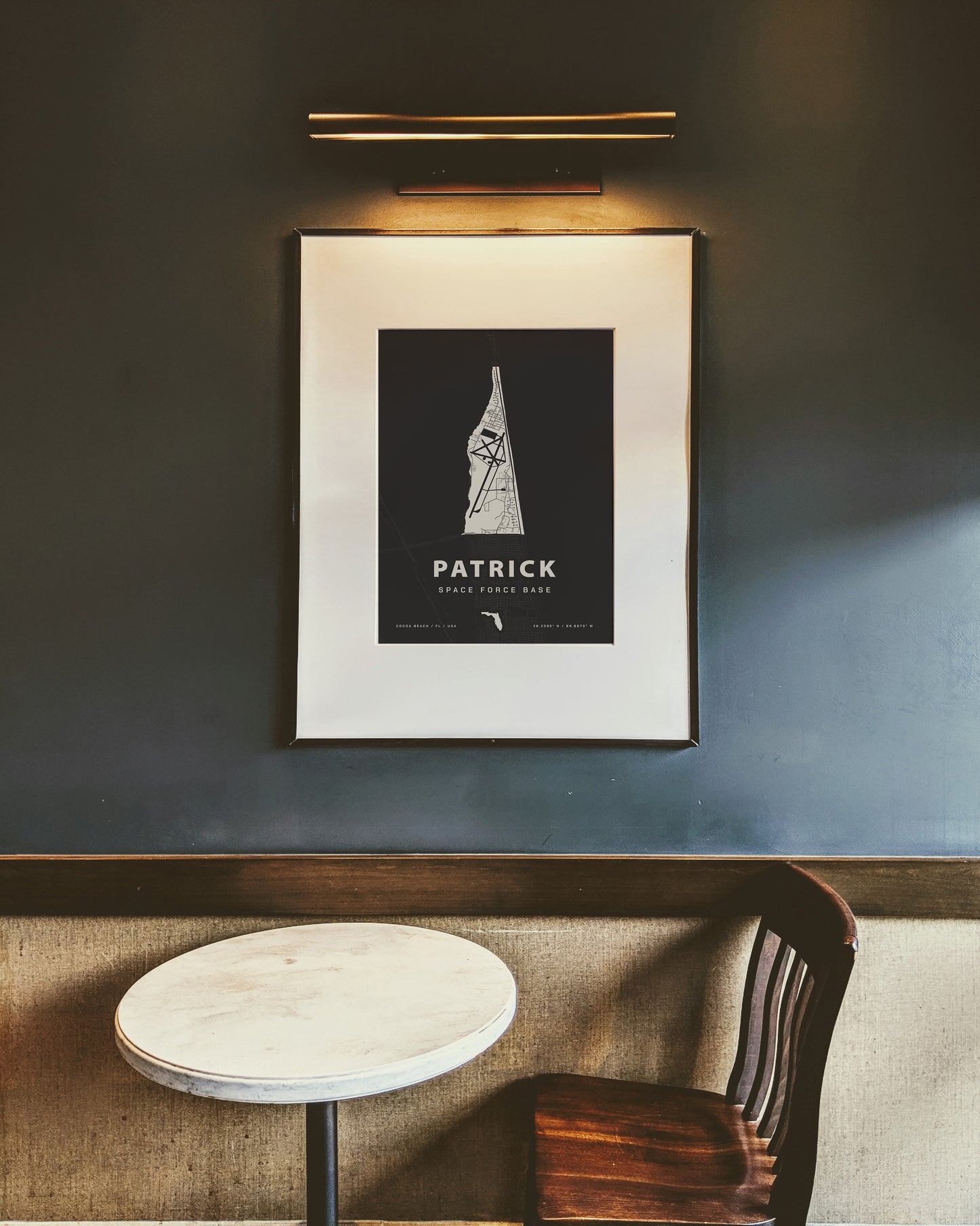 Patrick Space Force Base Map Print