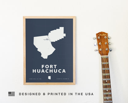Fort Huachuca Map Print