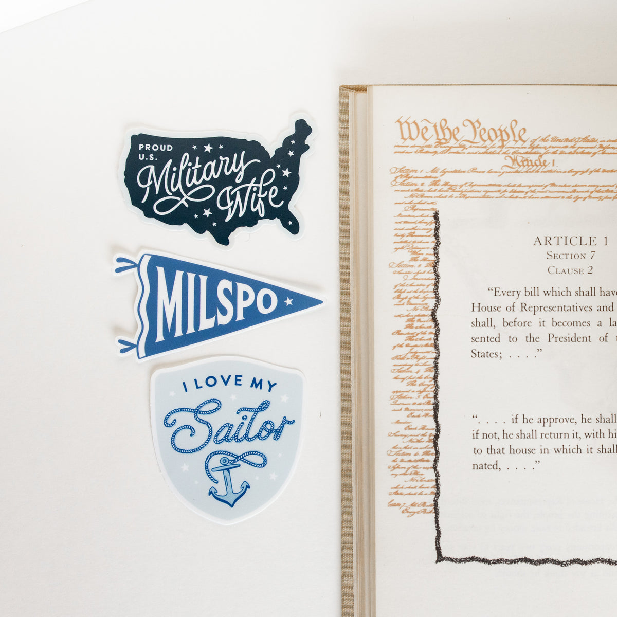 Military Wife Sticker