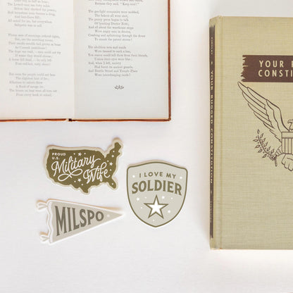 Military Wife Sticker
