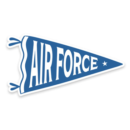 Air Force Pennant Vinyl Sticker