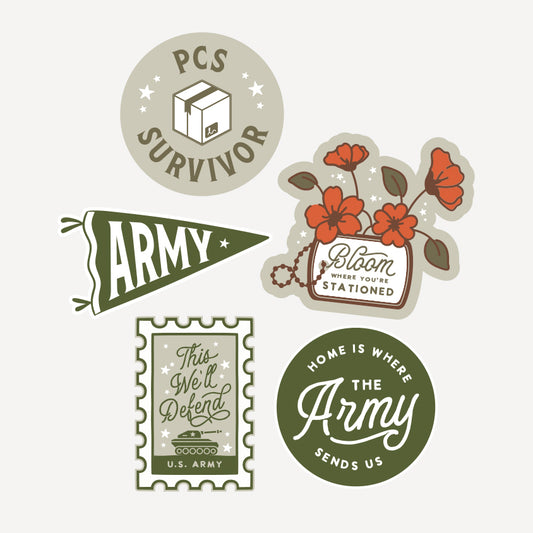 Army Vinyl Sticker Pack