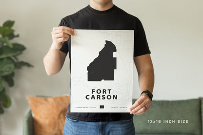 Fort Carson Map Print