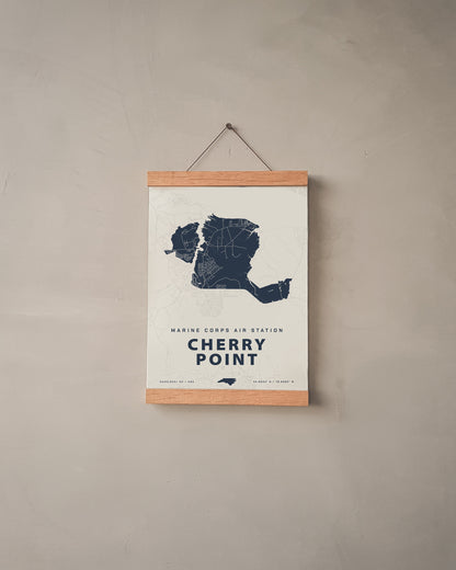 MCAS Cherry Point Map Print