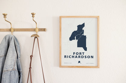 Fort Richardson Map Print