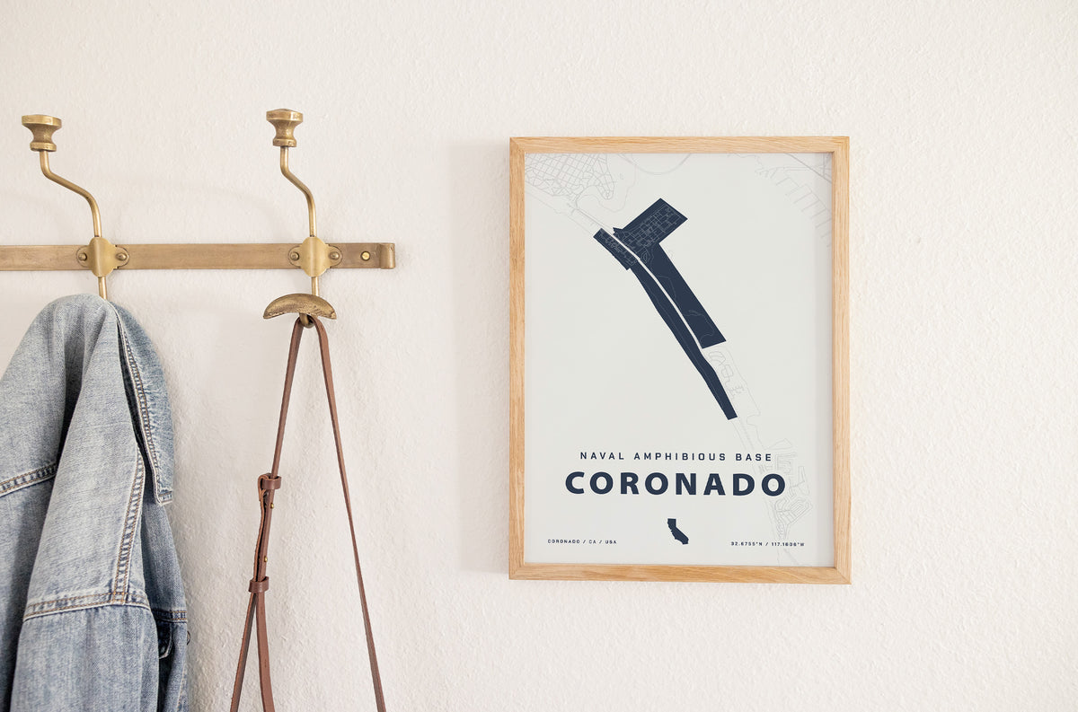 Naval Amphibious Base Coronado Map Print