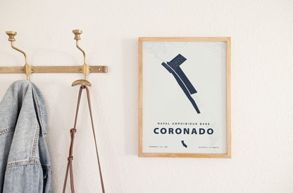 Naval Amphibious Base Coronado Map Print