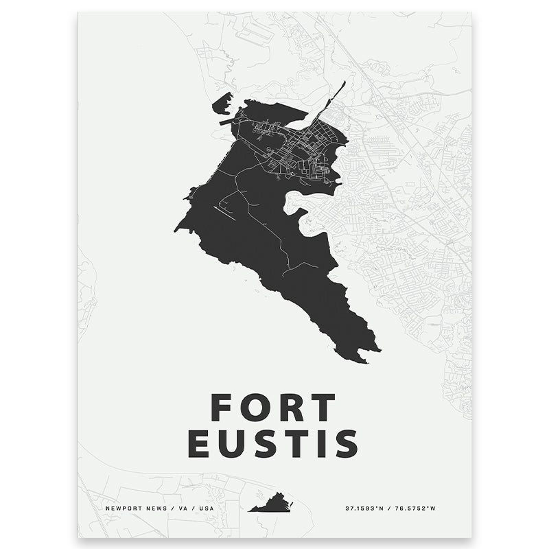 Another Fort Eustis Map Print