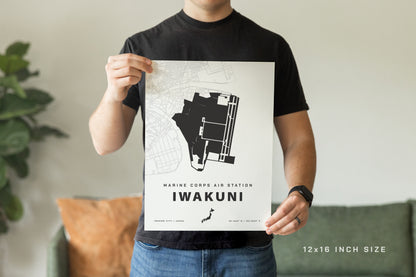 MCAS Iwakuni Map Print
