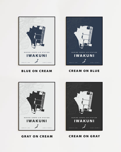 MCAS Iwakuni Map Print