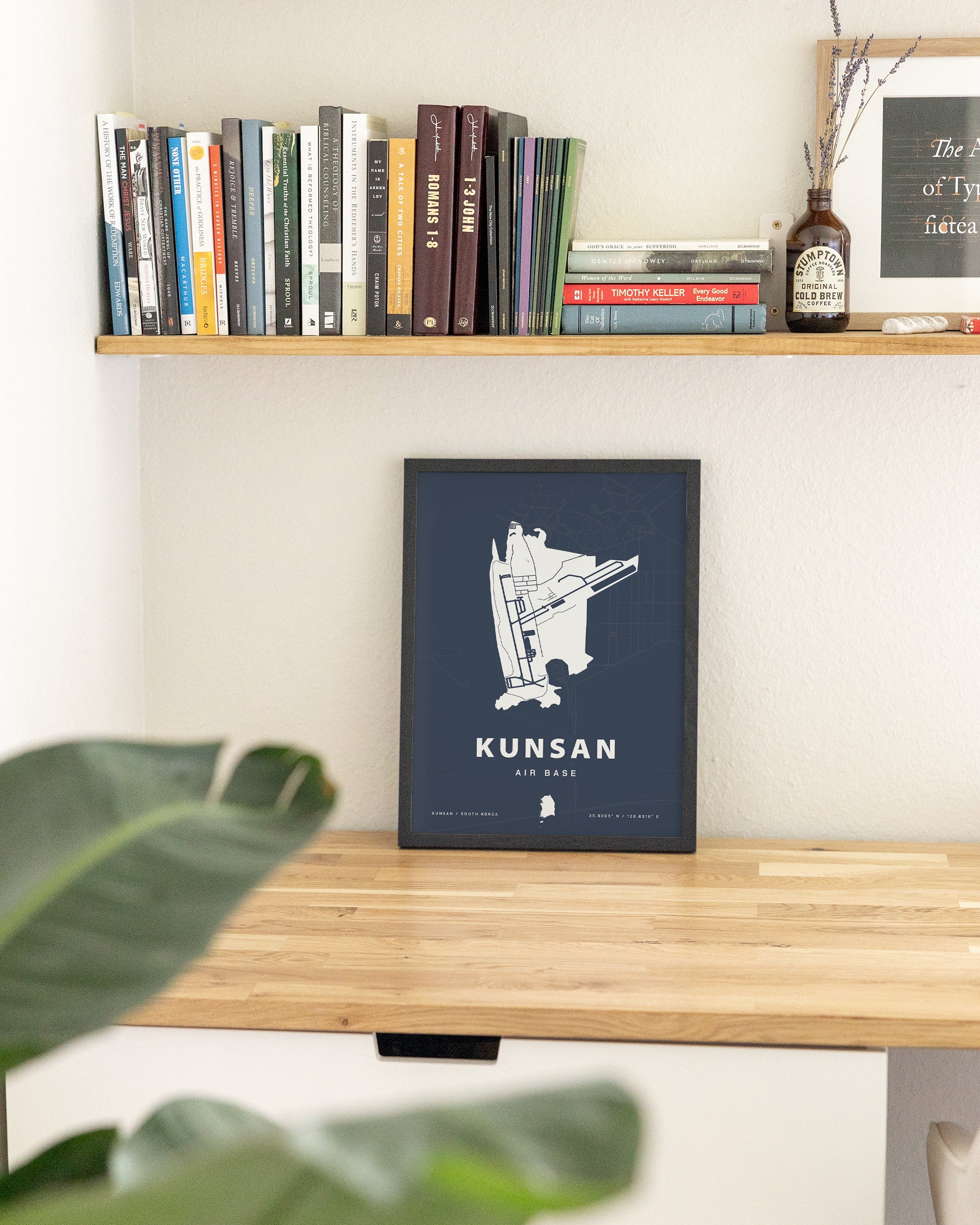 Kunsan Air Base Map Print – Home Base Maps