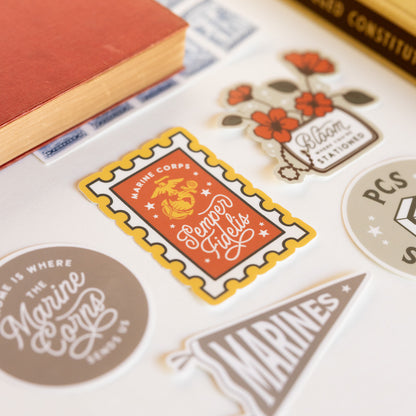 Marine Corps Vinyl Sticker Pack