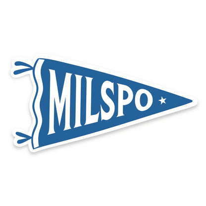 Military Spouse Pennant Vinyl Sticker