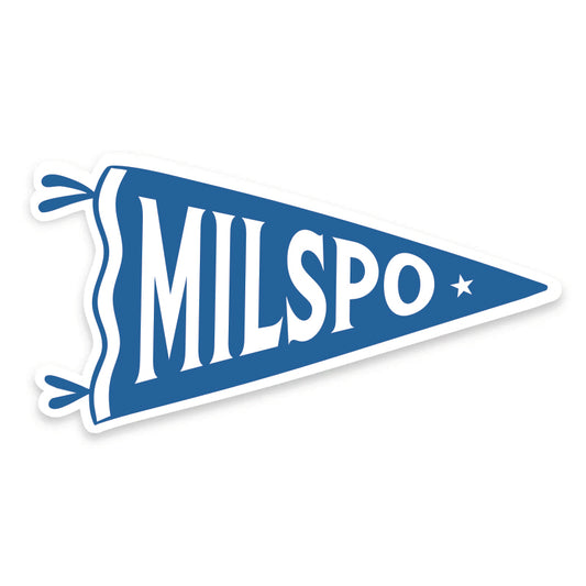 Military Spouse Pennant Vinyl Sticker