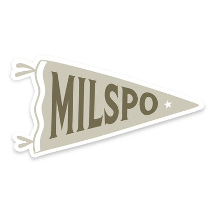Military Spouse Pennant Vinyl Sticker