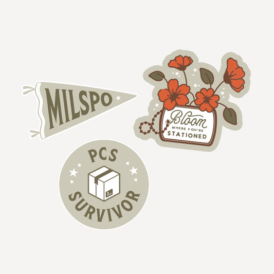 Milspo Vinyl Sticker Pack