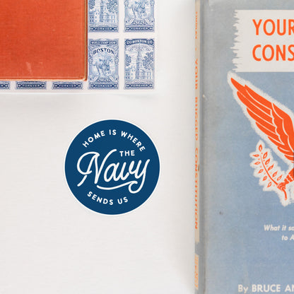Navy Vinyl Sticker Pack
