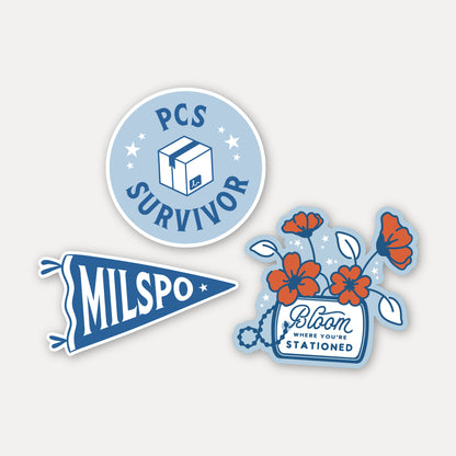 Milspo Vinyl Sticker Pack